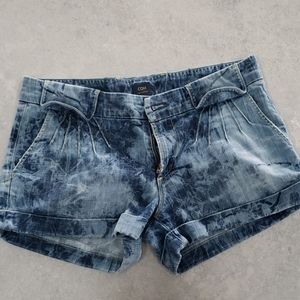 Citizens of Humanity Denim tie dye shorts